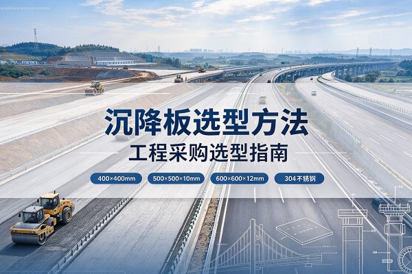 宾阳沉降板选择方法