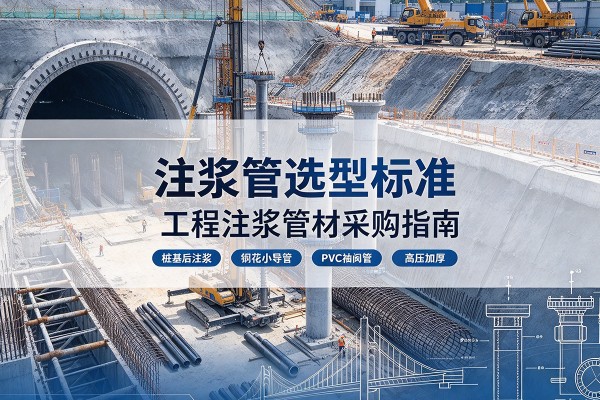 宾阳注浆管选型标准