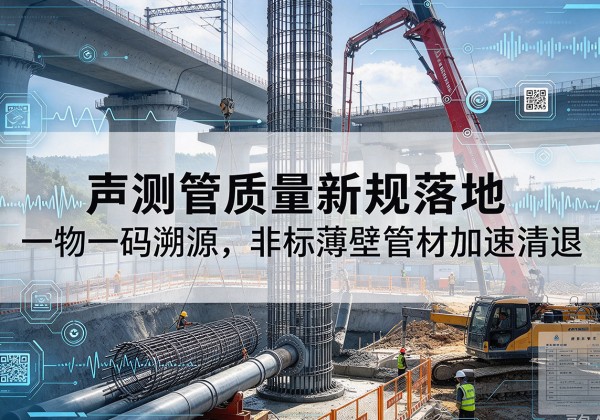 宾阳声测管质量新规落地，一物一码溯源，非标薄壁管材加速清退